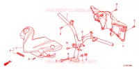 GUIDON   CARENAGE pour Honda ANC 110 ICON de 2009