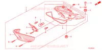 FEUX ARRIERE (ST8 STH) pour Honda WAVE 100 X de 2007