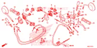 LEVIER DE GUIDON   CABLE   COMMODO pour Honda SCOOPY 110 de 2018