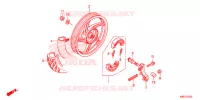 ROUE ARRIERE (ACF110CBT) pour Honda SCOOPY 110 URBAN de 2020