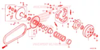 EMBRAYAGE pour Honda SCOOPY 110 de 2015