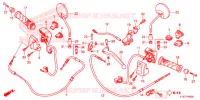 LEVIER DE GUIDON   CABLE   COMMODO pour Honda SCOOPY 110 de 2015