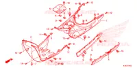 MARCHE PIEDS pour Honda SCOOPY 110 de 2015