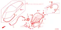 SELLE pour Honda SCOOPY 110 de 2015