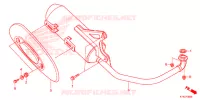 SILENCIEUX D'ECHAPPEMENT pour Honda SCOOPY 110 de 2015