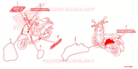 T (6) pour Honda SCOOPY 110 de 2015