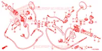 LEVIER DE GUIDON   CABLE   COMMODO pour Honda SCOOPY 110 de 2016