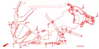 GUIDON   CARENAGE pour Honda WAVE 110 de 2010