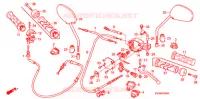 LEVIER DE GUIDON   CABLE   COMMODO (ANC110ACT/ACA110CB) pour Honda AIRBLADE 110 de 2007