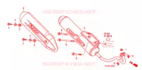 SILENCIEUX D'ECHAPPEMENT pour Honda AIRBLADE 110 de 2007