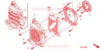 VENTILATEUR ET COUVERCLE DE RADIATEUR pour Honda AIRBLADE 110 de 2007