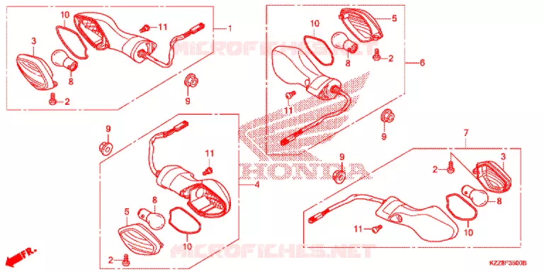 CLIGNOTANT Honda MOTO 250 CRF 2018  CRF250LF_TH
