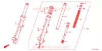 FOURCHE pour Honda SCOOPY 110 de 2011
