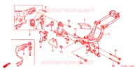 CADRE (2) pour Honda WAVE 125 de 2006