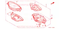 COMPTEUR (1) pour Honda WAVE 125 S, Spoked Wheels de 2007