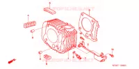 CYLINDRE pour Honda WAVE 125 S, Spoked Wheels de 2007