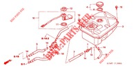 RESERVOIR A CARBURANT (1) pour Honda WAVE 125 S, Spoked Wheels de 2007