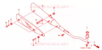 SILENCIEUX D'ECHAPPEMENT (1) pour Honda WAVE 125 S, Spoked Wheels de 2007