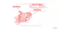 AUTOCOLLANTS pour Honda NBC 110 de 2015