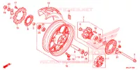 ROUE ARRIERE pour Honda NC 750 X ABS DCT de 2020
