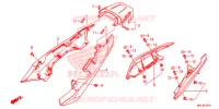 COUVERCLES LATERAUX pour Honda NC 750 X ABS DCT de 2020