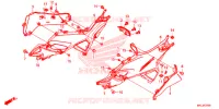 COUVERCLES LATERAUX pour Honda NC 750 X ABS DCT de 2020