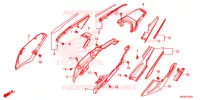 COUVERCLES LATERAUX (1) pour Honda AFRICA TWIN 1100 de 2020