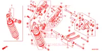 AMORTISSEUR ARRIERE pour Honda AFRICA TWIN 1100 DCT LOWER de 2020