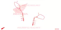 RETROVISEUR pour Honda AFRICA TWIN 1100 DCT LOWER de 2020