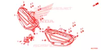 FEUX ARRIERE pour Honda GL 1800 GOLD WING de 2020