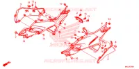 COUVERCLES LATERAUX pour Honda NC 750 X de 2020