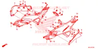 COUVERCLES LATERAUX pour Honda NC 750 X de 2020