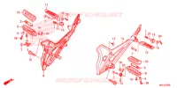 REPOSE PIED pour Honda NC 750 X de 2020