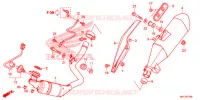 SILENCIEUX D'ECHAPPEMENT pour Honda NC 750 X de 2020