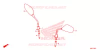 RETROVISEUR pour Honda SH 150 ABS D 2ED de 2020