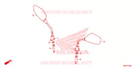RETROVISEUR pour Honda SH 150 ABS D 3ED de 2020