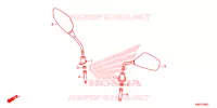 RETROVISEUR pour Honda SH 125 ABS D 4ED de 2021