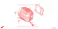 CYLINDRE pour Honda DASH 125, Rear brake disk de 2020