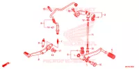 PEDALE pour Honda CB 500 X de 2019