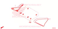 COUVERCLES LATERAUX pour Honda REBEL 300 ABS de 2020