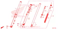 FOURCHE pour Honda REBEL 300 ABS de 2020