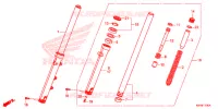 FOURCHE pour Honda REBEL 300 ABS de 2020