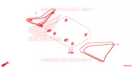 COUVERCLES LATERAUX pour Honda REBEL 300 de 2020