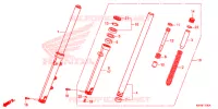 FOURCHE pour Honda REBEL 300 de 2020