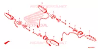 CLIGNOTANT pour Honda AFRICA TWIN 1000 DCT TRICOLOR de 2019