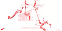 PEDALE pour Honda AFRICA TWIN 1000 DCT TRICOLOR de 2019