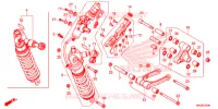 AMORTISSEUR ARRIERE pour Honda AFRICA TWIN 1100 DCT de 2020