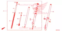 FOURCHE pour Honda CRF 110 de 2019