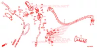 LEVIER DE GUIDON   CABLE   COMMODO (CRF110F'19 ) pour Honda CRF 110 de 2019