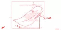 SELLE pour Honda CRF 110 de 2019